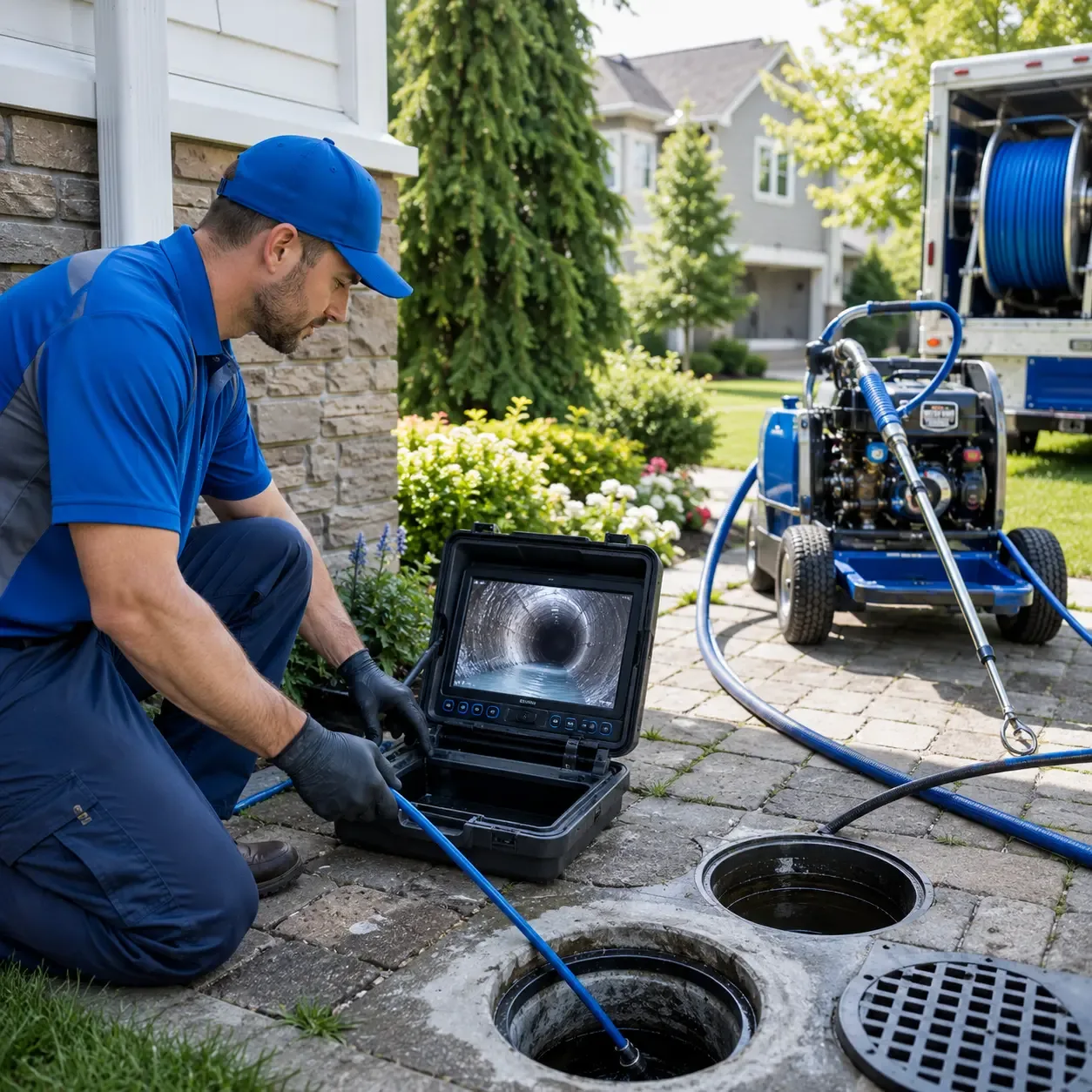 Outdoor drain cleaning professionals serving Wheeler, MI